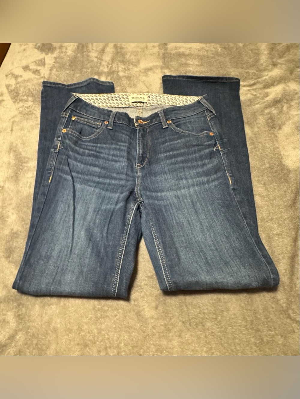 Ariat Women's Dark Blue Bootcut Stretch Jeans